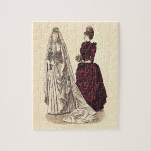 Puzzle Mariage de femmes de mariée vintage