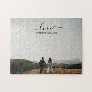 Puzzle Mariage de script mariage de la mémoire photo Love