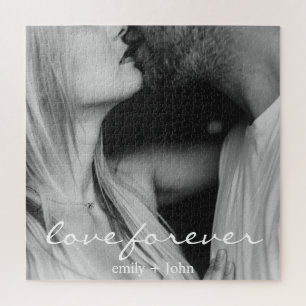 Puzzle Mariage Forever Names Date Photo