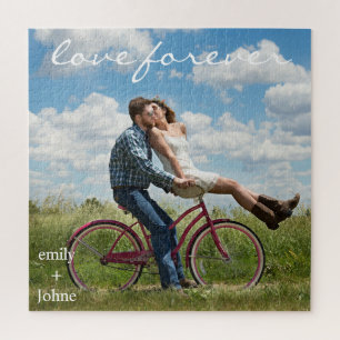 Puzzle Mariage Forever Names Date Photo