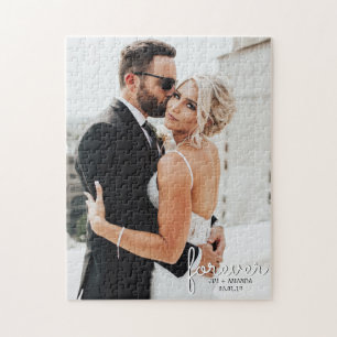 Puzzle Mariage Forever Names Date Photo