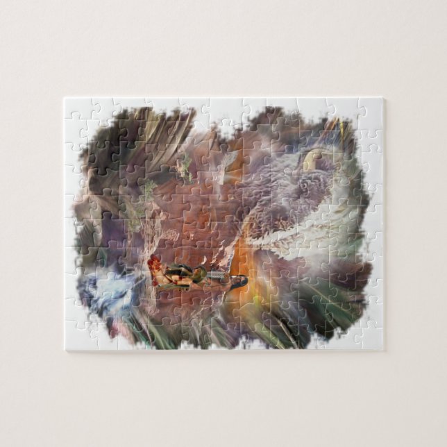 Puzzle Mariage indien américain Night Vignette (Horizontal)