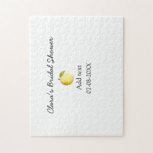 Puzzle Mariage lemon simple moderne minimaliste rustique