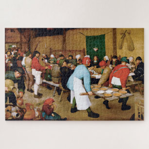 Puzzle Mariage paysan, Pieter Bruegel