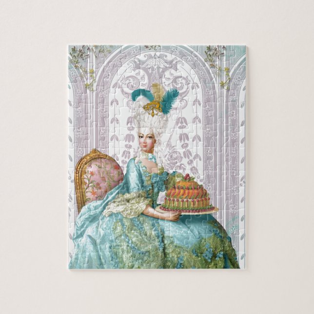 Puzzle Marie Antoinette à Aqua (Vertical)