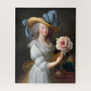 Puzzle Marie Antoinette à la pivoine rose