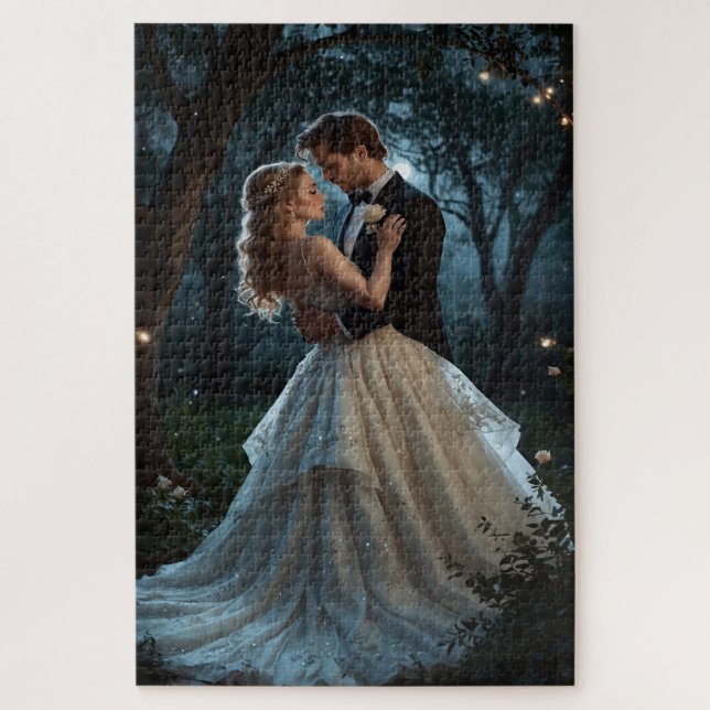 Puzzle Mariée et salle (Vertical)