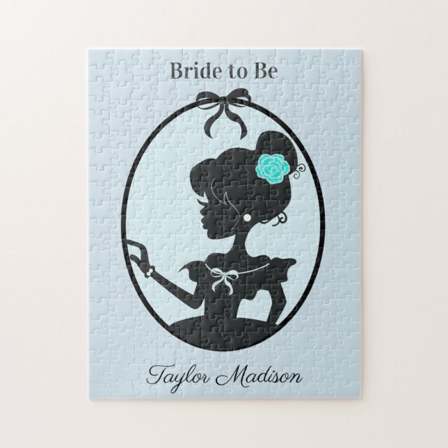 Puzzle Mariée pour être Belle bleue (Vertical)