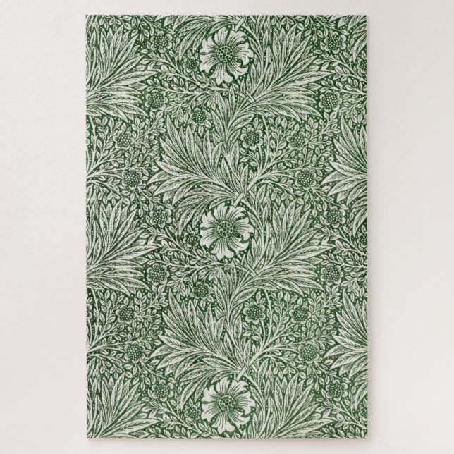 Puzzle Marigold, William Morris (Vertical)