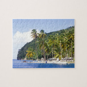 Puzzle Marigot Bay, Sainte-Lucie, Caraïbes