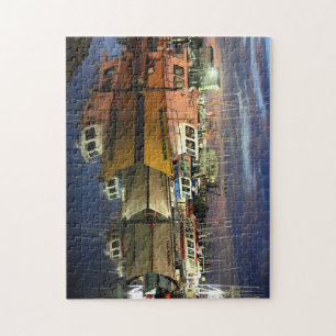 Puzzle Marina de Westport à la casse-tête de crépuscul