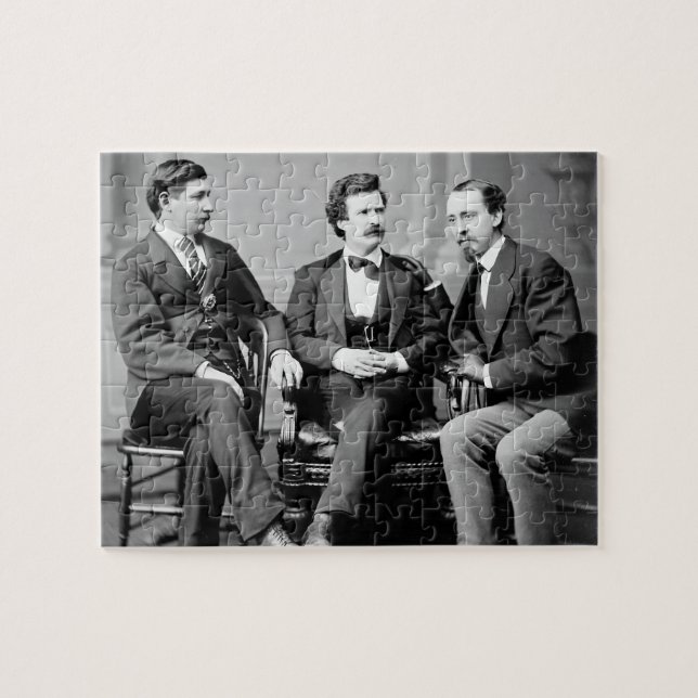 Puzzle Mark Twain, George Alfred Townsend et David Grey (Horizontal)