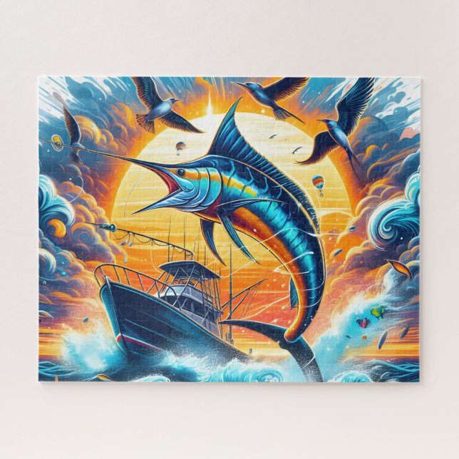 Puzzle Marlin de haute mer (Horizontal)