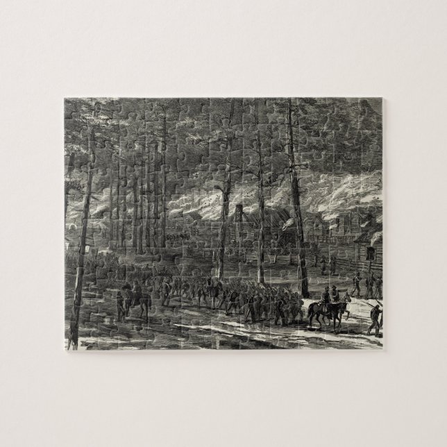 Puzzle Mars de Sherman vers la mer par la Caroline du Sud (Horizontal)
