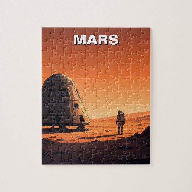 Puzzle Mars Travel (Vertical)