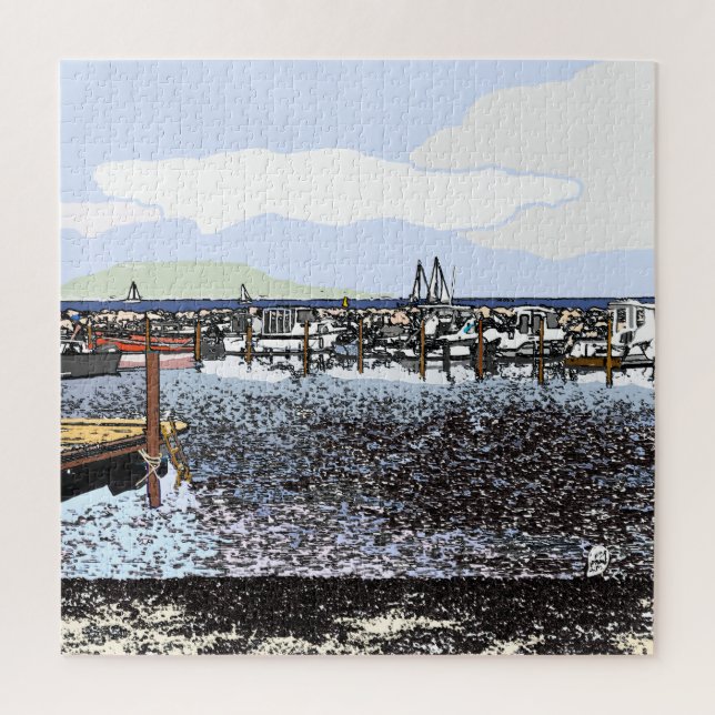 Puzzle Marseillan Sud de la France 20 x 20 (Vertical)