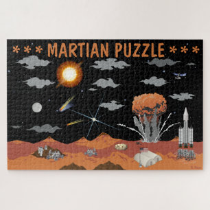 Puzzle Martian Art Sci Fi Mars Histoire