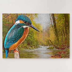 Puzzle Martin-pêcheur commun