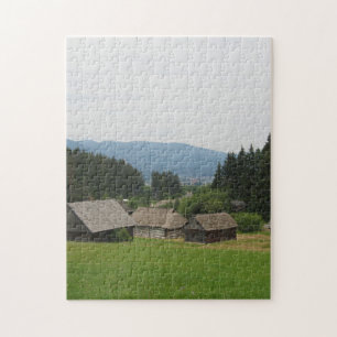 Puzzle Martin Slovaquie Vallée rurale du village
