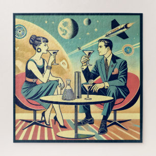 Puzzle Martini Space Travel Affiches de l'équipage de con