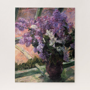 Puzzle Mary Cassatt - Lilacs in a Window