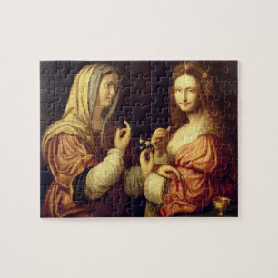 Puzzle Mary et Martha (huile sur le panneau)