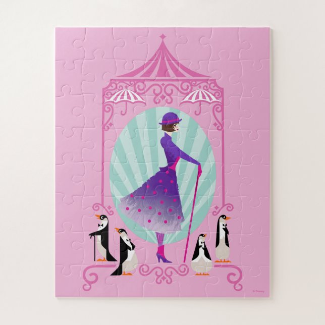 Puzzle Mary Poppins & Penguins (Vertical)