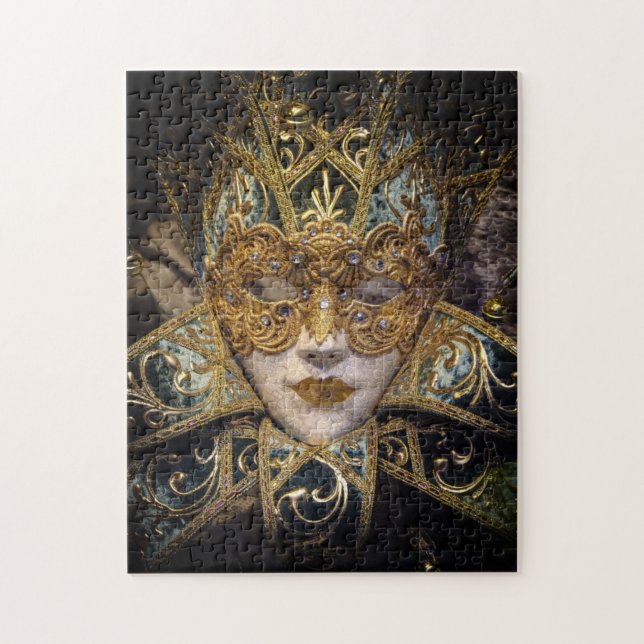 Puzzle Mascarade masque victorien élégant gothique (Vertical)