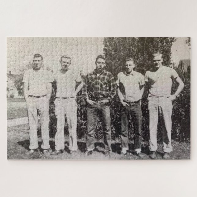 Puzzle masculin des années 1950 (Horizontal)