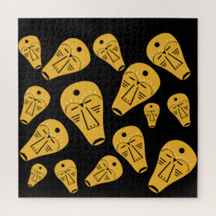 Puzzle Masque abstrait autochtone authentique