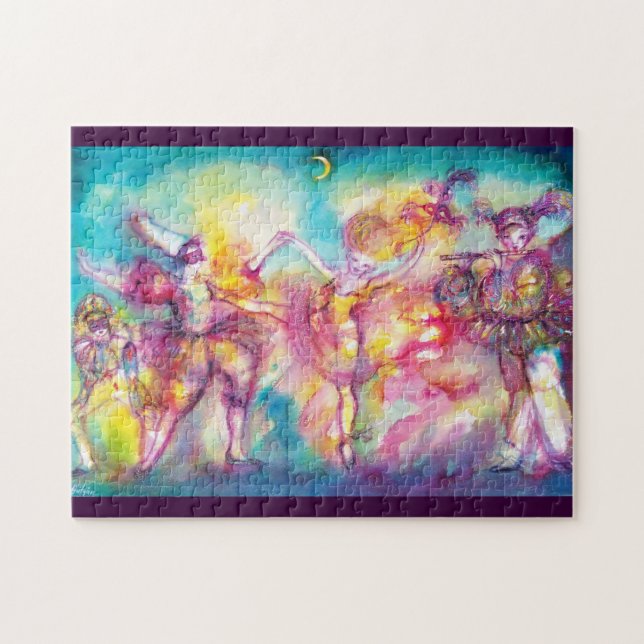 Puzzle MASQUERADE BALL, Mardi Gras Masques, Danse, Musiqu (Horizontal)