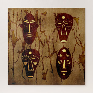 Puzzle Masques tribaux authentiques