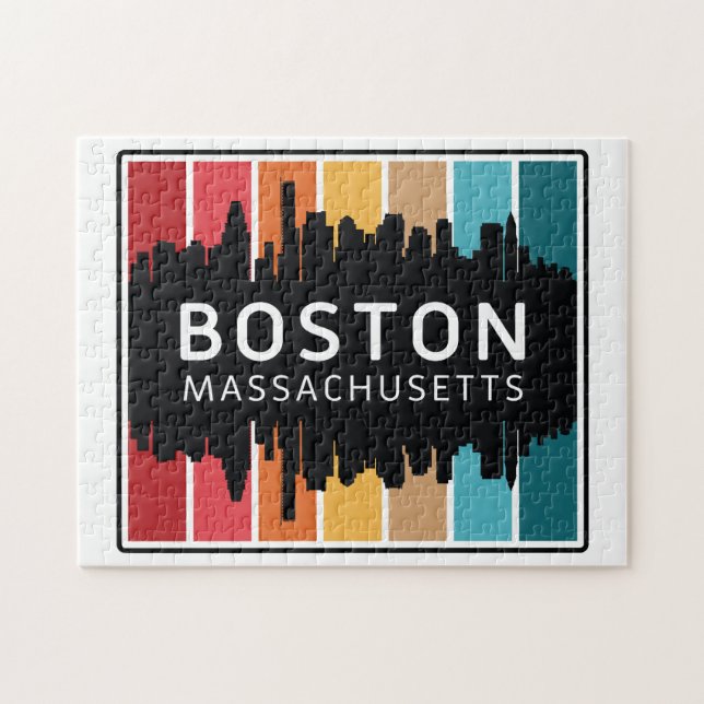 Puzzle Massachusetts de Boston (Horizontal)