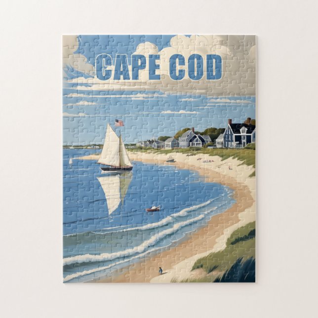 Puzzle Massachusetts de Cape Cod (Vertical)