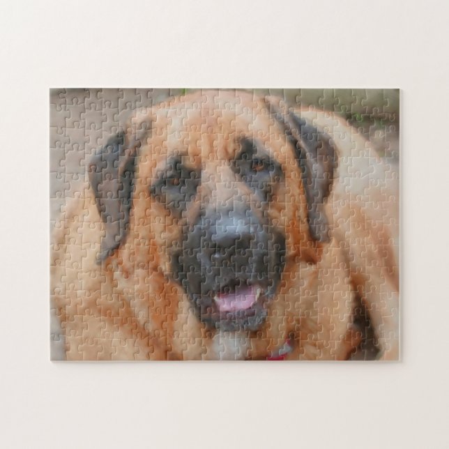 Puzzle Mastiff Dog Art peinture photo (Horizontal)