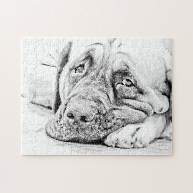 Puzzle Mastiff paresseux (Horizontal)