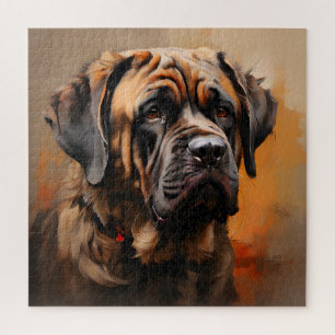 Puzzle Mastiff Realism Art Portrait