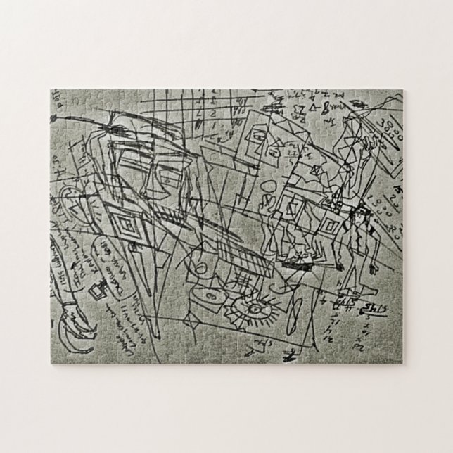 PUZZLE MATH SCRIBBLE (Horizontal)