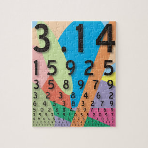 Puzzle Maths : la constante mathématique colorée de pi