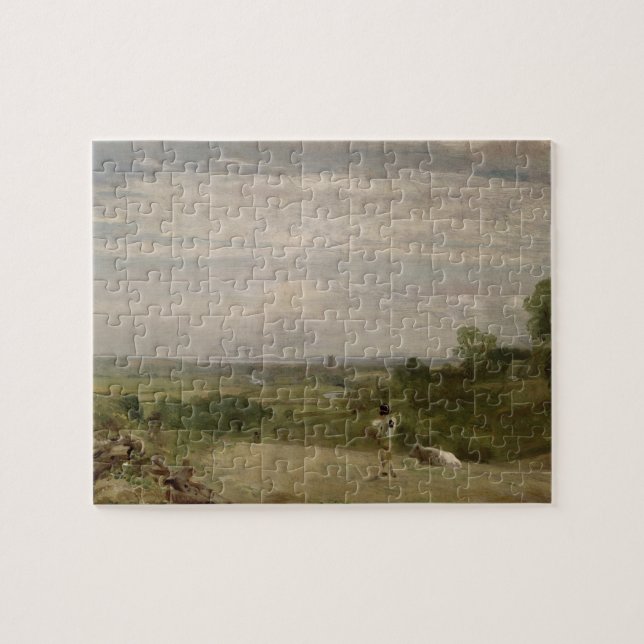 Puzzle Matin d'été de John Constable | : Dedham de Langh (Horizontal)
