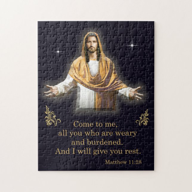 Puzzle Matthieu 11:28 (Vertical)