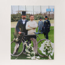 Maurice Garin Lauréat Paris-Roubaix 1898 Couleur R