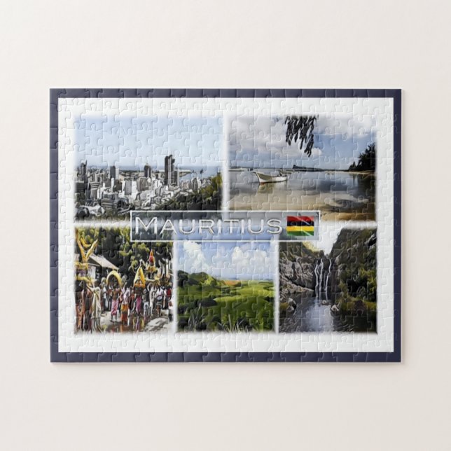Puzzle Maurice - Mosaïque - (Horizontal)