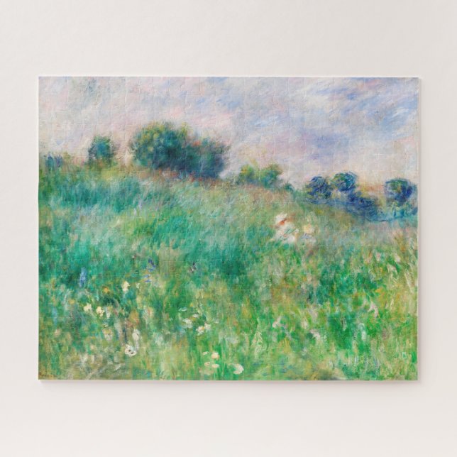 Puzzle Meadow by Auguste Renoir Green Woman Child (Horizontal)