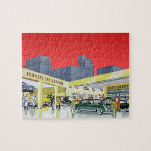 Puzzle Mécanique Automatique vintage Service de Garage