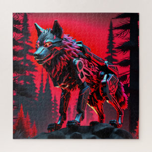Puzzle Mecha Wolf