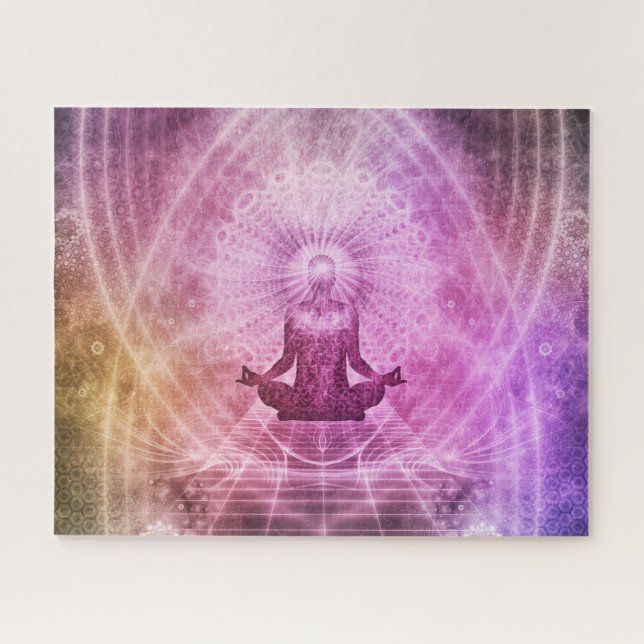 PUZZLE MÉDITATION DE YOGA EN POSITION DE LOTUS (Horizontal)