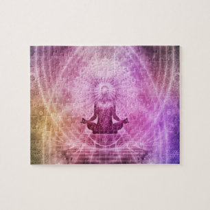Puzzle Méditation du Yoga spirituel Zen coloré