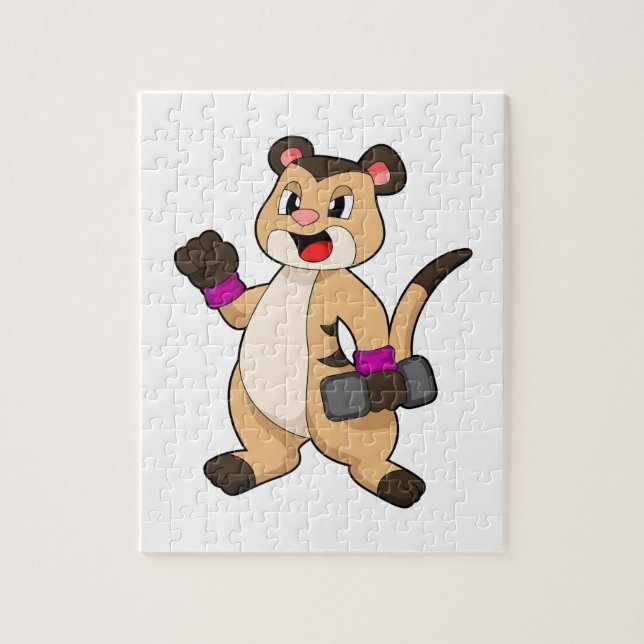 Puzzle Meerkat avec Dumbbell (Vertical)