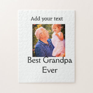 Puzzle Meilleur grand-père jamais grand-père photo cadeau